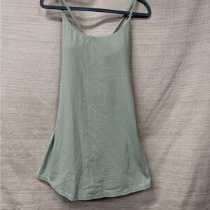 HALARA Sage Green Slip Dress